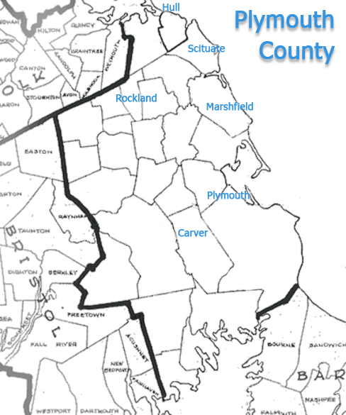 Plymouth County Water Quality Issues Solutions H2O Care   Plymouth County Map 