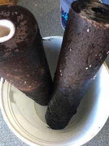 black staining from water Wenham, MA