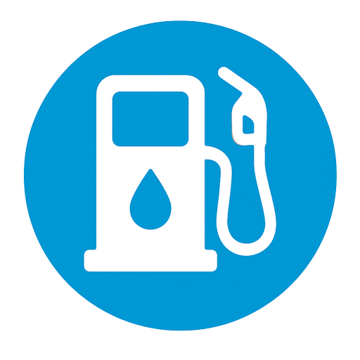 gas Gas pump icon signifying gasoline in water taste and smell