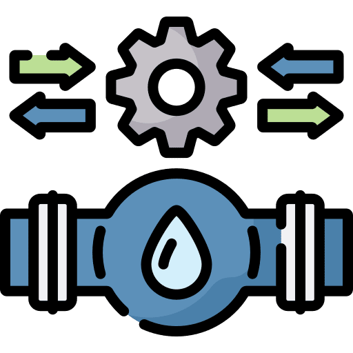 Water plumbing icon
